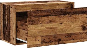 vidaXL vidaXL Ławka do holu 80x40x45 cm Stare drewno Drewno klejone 7