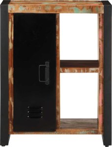 vidaXL Szafka, kolorowa, 55x35x70 cm, lite drewno z odzysku 2