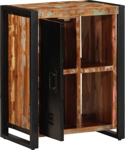 vidaXL Szafka, kolorowa, 55x35x70 cm, lite drewno z odzysku 5