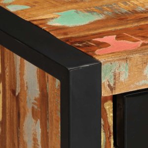 vidaXL Szafka, kolorowa, 55x35x70 cm, lite drewno z odzysku 8