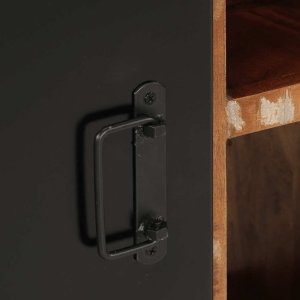 vidaXL Szafka, kolorowa, 55x35x70 cm, lite drewno z odzysku 9