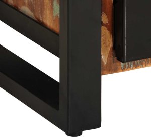 vidaXL Szafka, kolorowa, 55x35x70 cm, lite drewno z odzysku 10