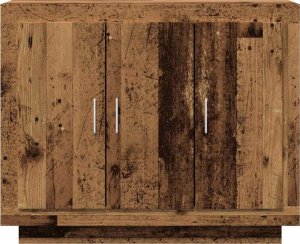 vidaXL vidaXL Komoda, stare drewno, 92x35x75 cm, materiał drewnopochodny 4