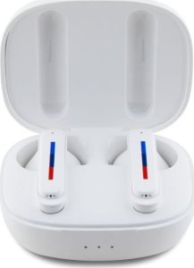 Słuchawki BMW BMW słuchawki Bluetooth BMBEMIATP20LOH    TWS + stacja dokująca biały/white Printed Logos 2