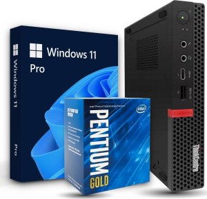 Komputer Dell Thinkcentre M720Q MFF Micro Gold G5400T 8GB 256GB SSD Win11 Pro Szybki mini PC 1