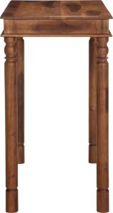 vidaXL vidaXL Stół barowy, 120x60x107 cm, lite drewno akacjowe 3