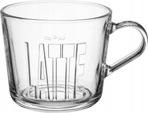 Galicja Kubek szklany z uchwytem na kawę herbatę 450 ml 2