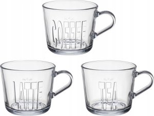 Galicja Kubek szklany z uchwytem na kawę herbatę 450 ml 3