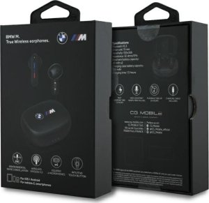 Słuchawki BMW BMW słuchawki Bluetooth BMBEMIATP20LOK    TWS + stacja dokująca czarny/black Printed Logos 6