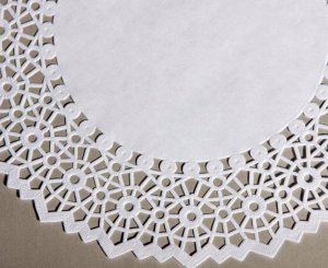 Ravi Serwetki ażurowe białe papierowe 25 cm 12 sztuk 7