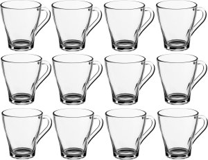 Galicja Szklanka z uchem 250 ml gładka przezroczysta do kawy herbaty 2