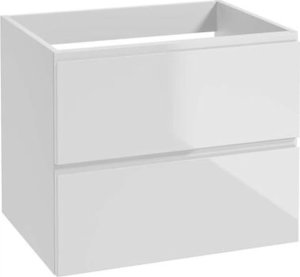 Deftrans Szafka łazienkowa biała 60x50 cm wisząca bez blatu pod umywalkę 1