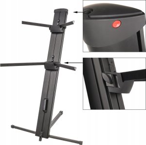 V-Tone ML V-TONE DELUXE K2 statyw klawiszowy podwójny regulo 6