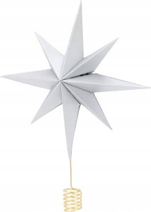 Home Styling Collection Czubek na choinkę gwiazda z papieru, 30 cm 1