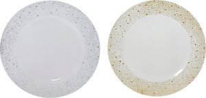 Kaemingk Podtalerz biały z nakrapianym srebrnym rantem 33cm plastikowy 2
