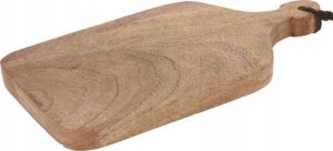 Deska do krojenia Home Styling Collection Deska do krojenia z drewna mango, z uchwytem, 10 x 19,5 x 1,3 cm 10
