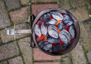 Garden King Komin do rozpalania grilla rozpalacz węgla, brykietu 28x17 cm 4