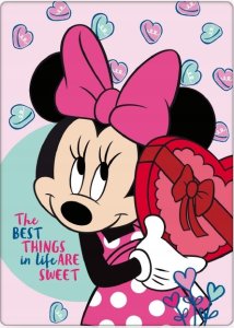 Brandmac Koc licencyjny polarowy Myszka Minnie 100x140 BrandMac 1