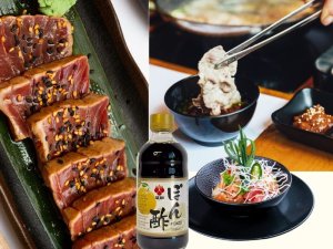 Marukin Sos ponzu Morita japoński sos sojowo cytrusowy z yuzu marynata do dipów przyprawa 340ml 4