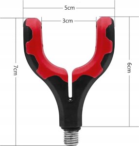 FL Gumowana Końcówka do podpórki Widełki typ U nasadka uniwersalny gwint 2