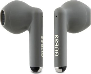 Słuchawki Guess Guess Bluetooth headphones GUTWSJ14ESGE TWS + docking station taupe Printed Classic Logo 2