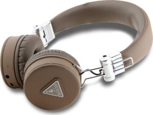 Słuchawki Guess Guess Bluetooth ENC GUBH70PGTSPSW Brown Grained Classic Round Shape Headphones 2