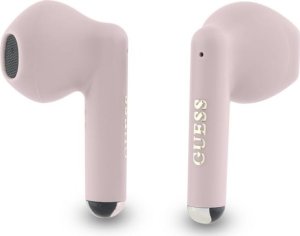 Słuchawki Guess Guess Bluetooth headphones GUTWSJ14ESGP TWS + docking station pink/pink Printed Classic Logo 2