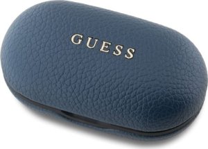 Słuchawki Guess Guess Bluetooth headphones GUTWSPGTSPSB TWS + docking station blue/blue Grained Classic Logo 2