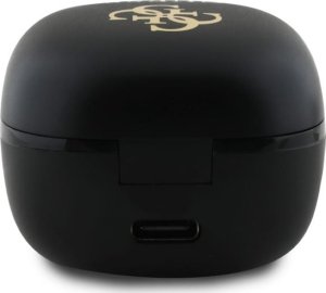 Słuchawki Guess Guess Bluetooth headphones GUTWSJ144ESK TWS + docking station black/black Iridescent 4G Printed Logo 4