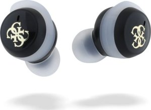 Słuchawki Guess Guess Bluetooth headphones GUTWSJ144ESK TWS + docking station black/black Iridescent 4G Printed Logo 5