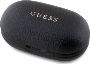 Słuchawki Guess Guess Bluetooth headphones GUTWSPGTSPSK TWS + docking station black/black Grained Classic Logo 2