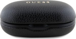 Słuchawki Guess Guess Bluetooth headphones GUTWSPGTSPSK TWS + docking station black/black Grained Classic Logo 4