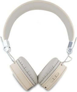 Słuchawki Guess Guess Bluetooth on-ear headphones ENC GUBH70PGTSPSE beige/beige Grained Classic Round Shape 3