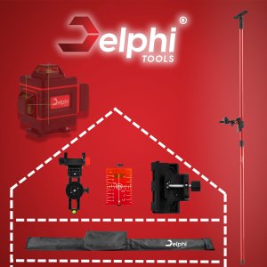 Delphi Tools Tyczka Teleskopowa Delphi 3m Do Lasera Krzyżowego 3