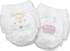 Kit and Kin Kit and Kin, Pieluchomajtki Nappy Pants 6 XL (12-17kg), Hedgehog/Racoon, 18 szt. 2