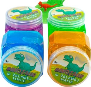 Sferazabawek 4sztuki zestaw Slime glut masa w słoiczku płynna plastelina żelowa sensoryczna elastyczny kolor 1