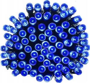 Lampki choinkowe Światełka lampki wewnętrzne/zewnętrzne 100 LED Niebieskie LAMP01N 7