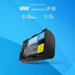 Ładowarka do aparatu Newell Zestaw ładowarka dwukanałowa DL-USB-C i akumulator LP-E6 do Canon 11