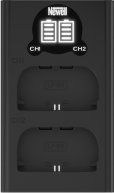 Ładowarka do aparatu Newell Zestaw ładowarka dwukanałowa DL-USB-C i akumulator LP-E6 do Canon 5