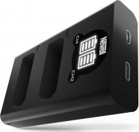 Ładowarka do aparatu Newell Zestaw ładowarka dwukanałowa DL-USB-C i dwa akumulatory EN-EL14 do Nikon 2