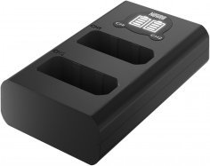 Ładowarka do aparatu Newell Zestaw ładowarka dwukanałowa DL-USB-C i dwa akumulatory EN-EL14 do Nikon 3