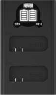 Ładowarka do aparatu Newell Zestaw ładowarka dwukanałowa DL-USB-C i dwa akumulatory EN-EL14 do Nikon 5