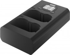 Ładowarka do aparatu Newell Zestaw ładowarka dwukanałowa Newell DL-USB-C i dwa akumulatory EN-EL15b do Nikon 3