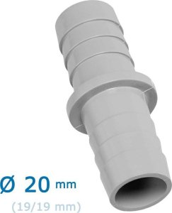 ZŁĄCZKA PROSTA 20mm (19/19mm) WĘŻA 1