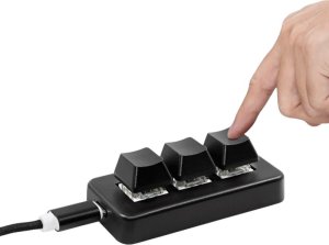 Klawiatura PCsensor Mini programowalna klawiatura macropad PCsensor czarna 2