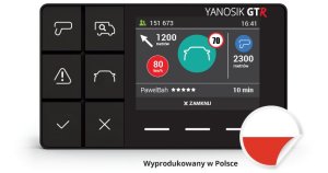 Nawigacja GPS Yanosik GTR ASYSTENT KIEROWCY 1