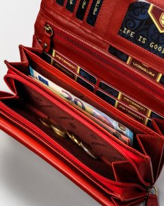 Peterson Skórzany portfel damski na karty NoSize 9