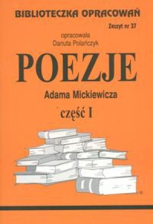 Biblioteczka opracowań nr 037 Poezje cz.1 1