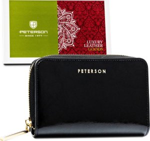 Peterson Portfel skórzany czarny na zatrzask z RFID - Peterson NoSize 1