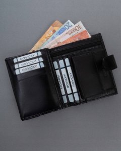 Ronaldo Duży, skórzany portfel męski w orientacji pionowej - Ronaldo NoSize 5